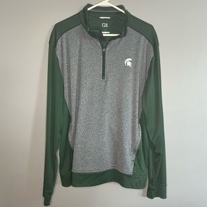 Michigan State University quarter-zip